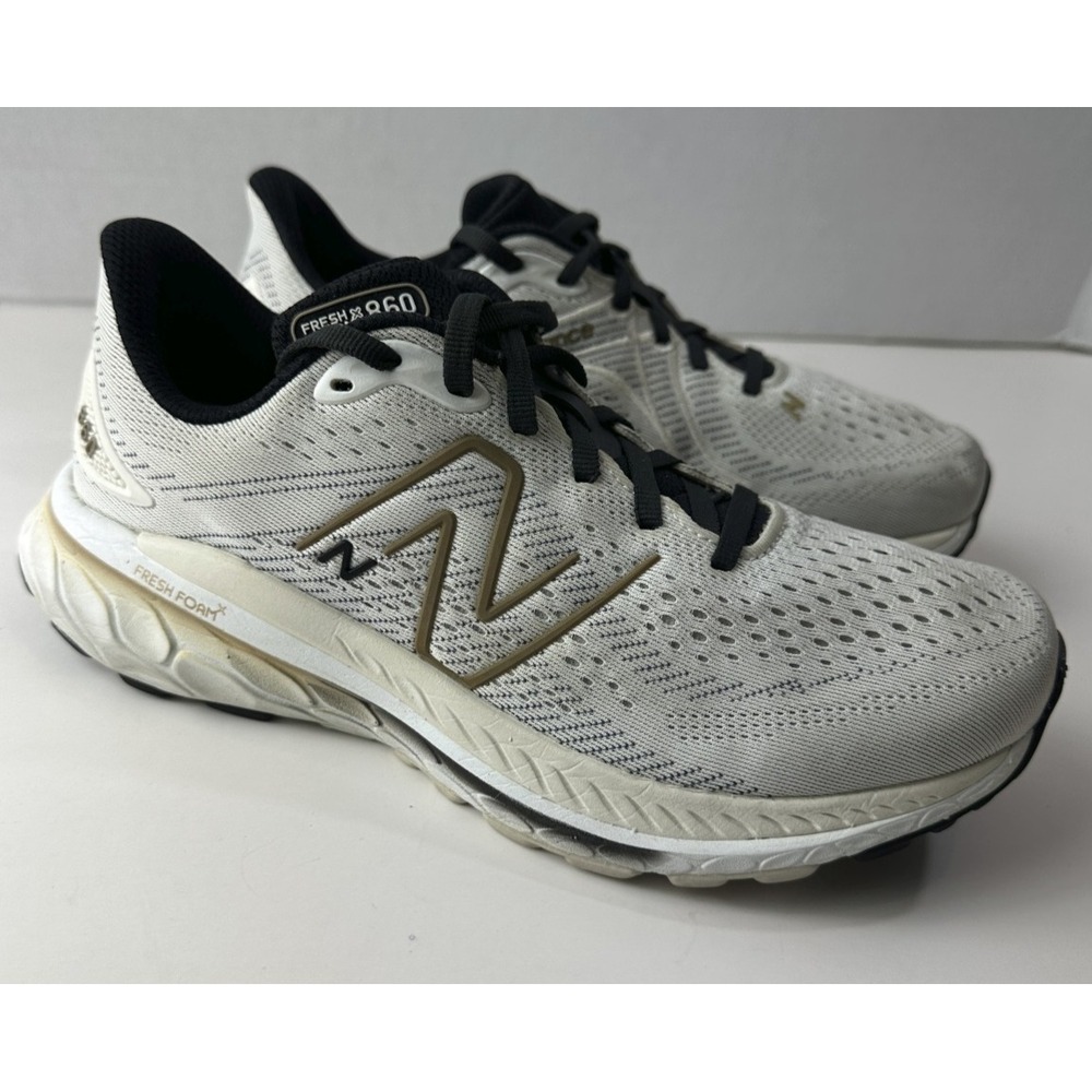 New Balance Fresh Foam X 860v13 Shoes Womens 8.5 White Gold Daily Road Running - Picture 3 of 16